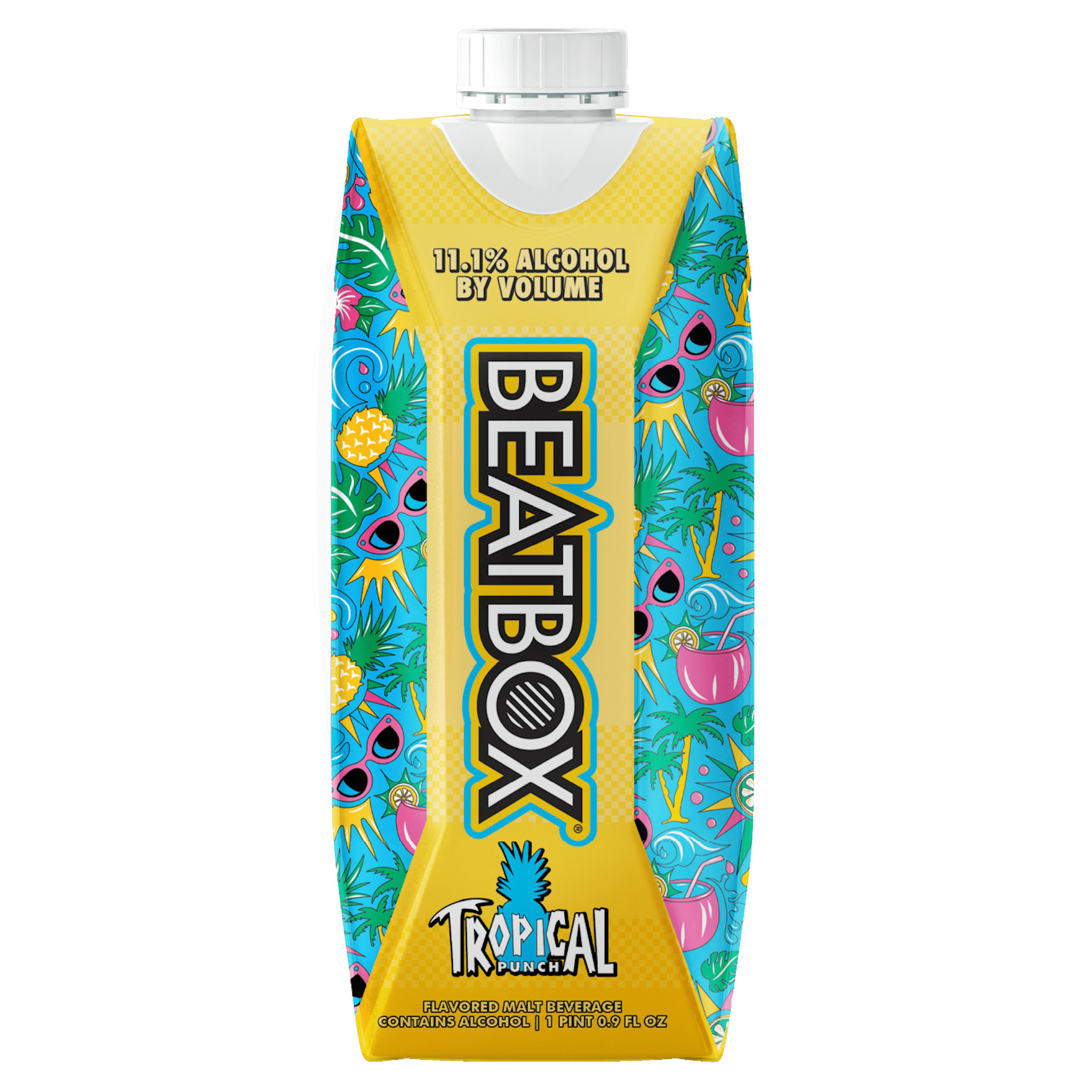 Beatbox Tropical Malt Party Punch Cocktail, 11.1% ABV, 500ml