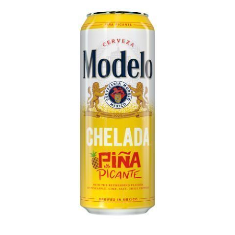 Modelo Chelada Pina Picante Flavored Beer 24oz Can