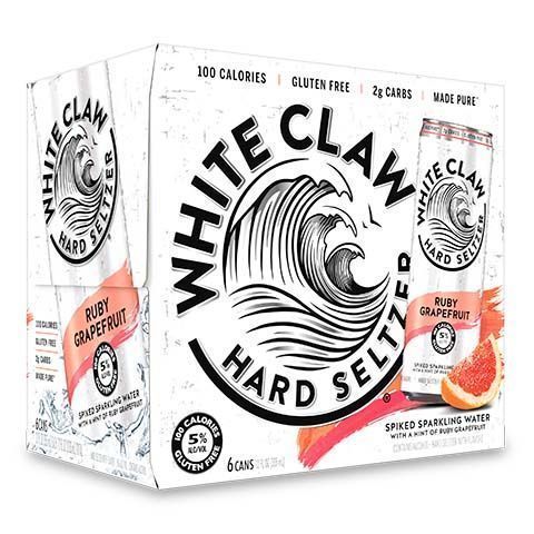 White Claw Hard Seltzer Grapefruit 6 Pack 12oz Can
