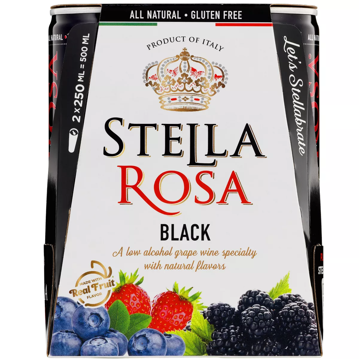 Stella Rosa Black 2 Pack 250ml Can