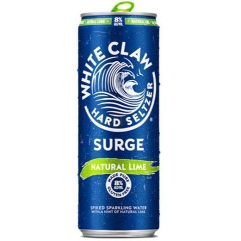 White Claw Surge Hard Seltzer Surge Natural Lime 19.2oz Can