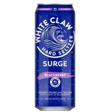 White Claw Hard Seltzer Surge Blackberry 19.2oz Can