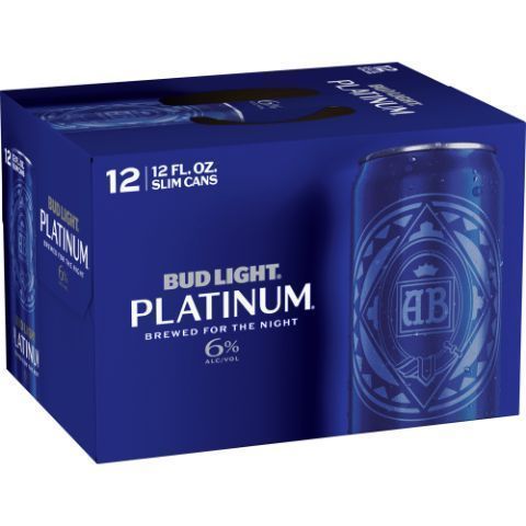 Bud Light Platinum 12 Pack 12oz Cans