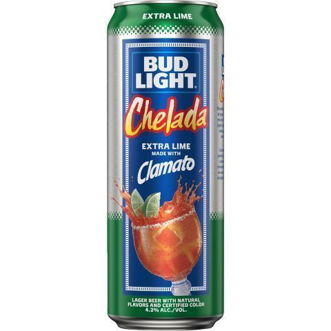 Bud Light Chelada with Extra Lime 25oz Can