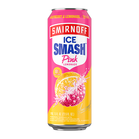 Smirnoff Ice Smash Pink Lemonade 23.5oz Can