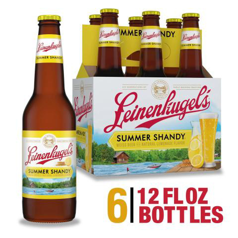 Leinenkugel's Summer Shandy Craft Beer, 4.2% ABV, 6-pack, 12-oz beer bottles