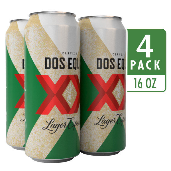 Dos Equis Lager 4 Pack 16oz Cans