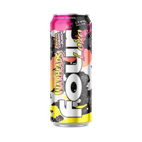 Four Loko Warheads Sour Cosmic Punch 23.5oz Can