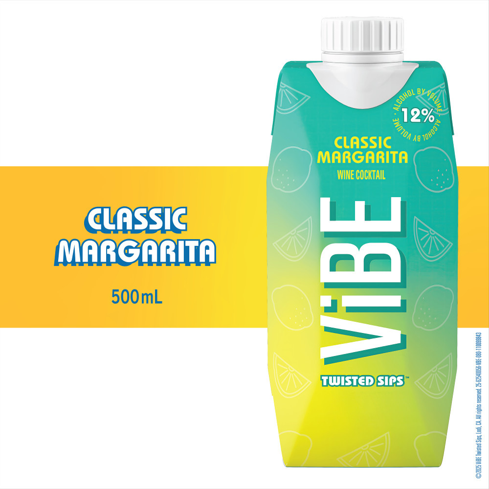 ViBE Twisted Sips Classic Margarita Tetra 500ml
