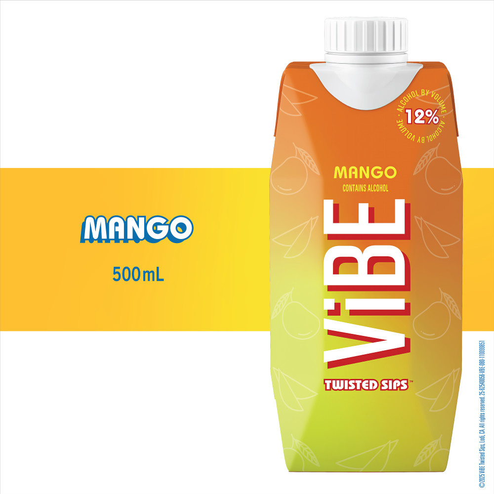 ViBE Twisted Sips Mango Sweet Wine Tetra 500ml
