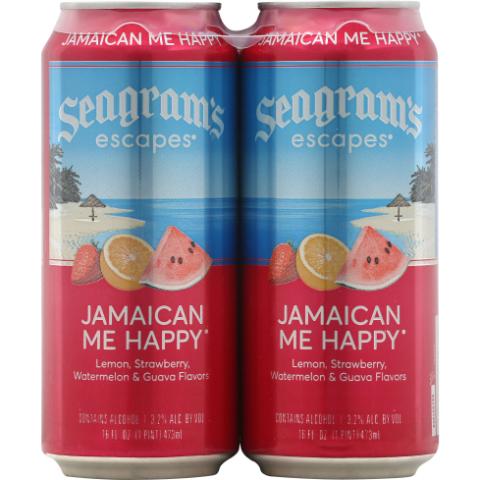 Seagram's Jamaican 4 Pack 16oz Can