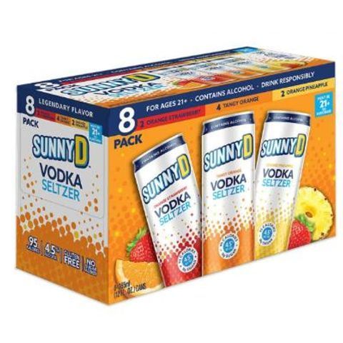Buy Sunny D Vodka Seltzer Variety 8 Pack 12oz Cans Online from 7