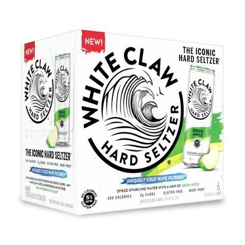 Buy White Claw Hard Seltzer Green Apple 6 Pack 12oz Can Online