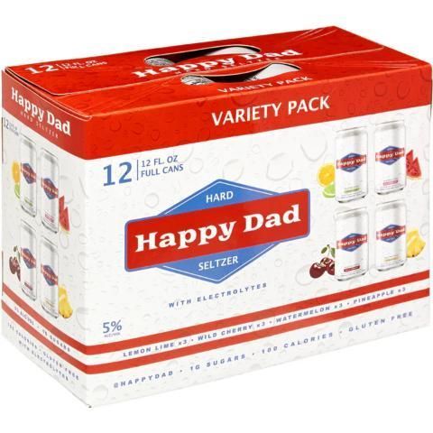 Buy Happy Dad Hard Seltzer Variety Party Box 12 Pack 12oz Can
