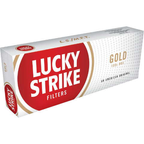 Lucky Strike Gold Box 100 Carton