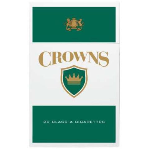 Crowns Dark Green Menthol King Bx