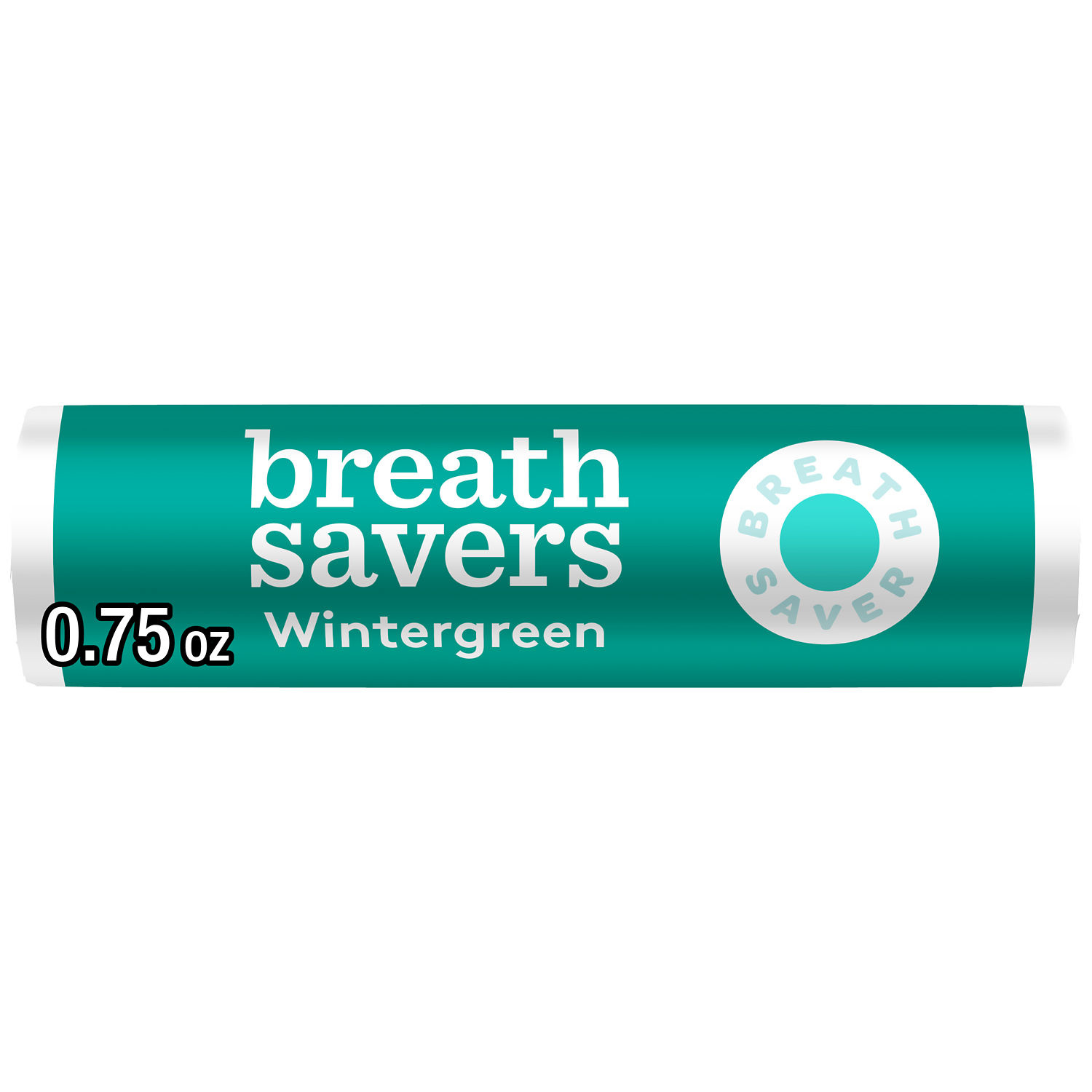 BREATH SAVERS Wintergreen Flavored Sugar Free Breath Mints Roll, 0.75 oz