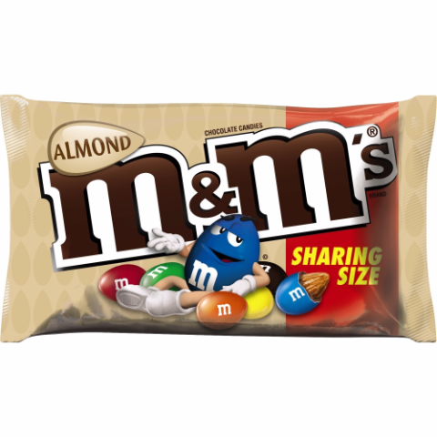 M&M Almond Share Size 2.83oz