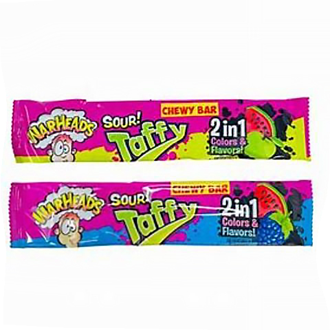 Warheads 2-In-1 Taffy Assorted 1.49oz