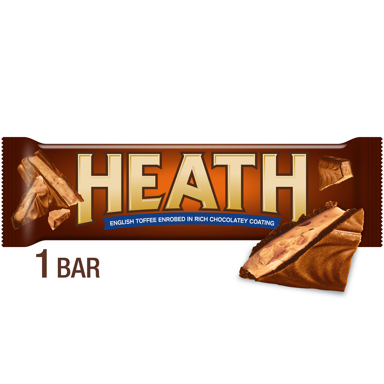 HEATH Chocolatey English Toffee Candy Bar, 1.4 oz