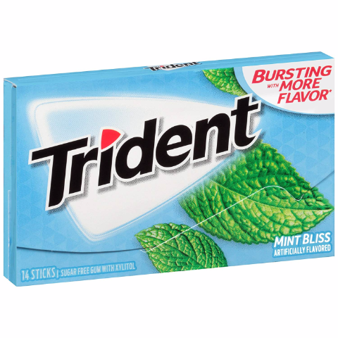 Trident Mint Bliss Gum 14ct