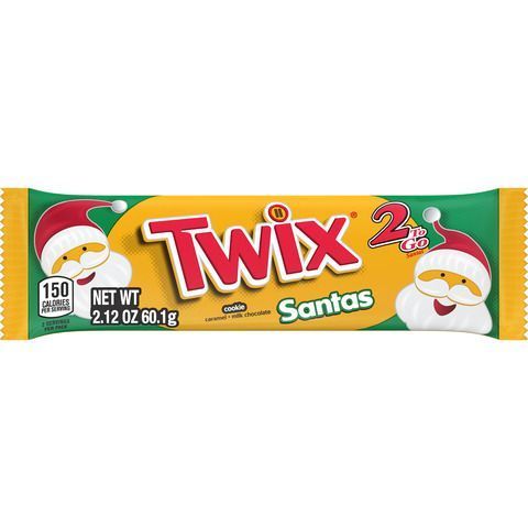 TWIX Caramel Christmas Santa 2.12oz