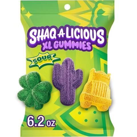 Shaq-a-licious Sour Gummies 6.2oz