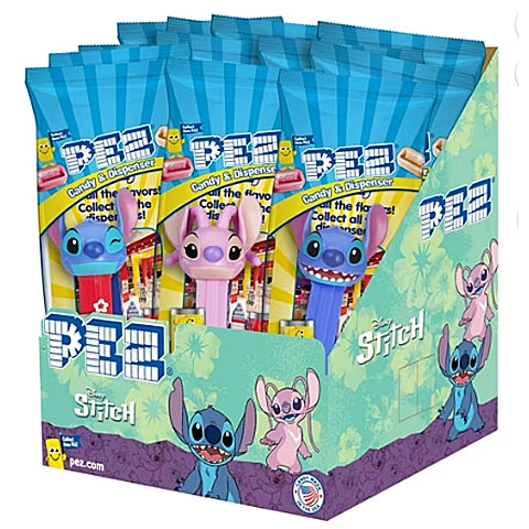 Pez Dispenser Stitch Assorted 16oz