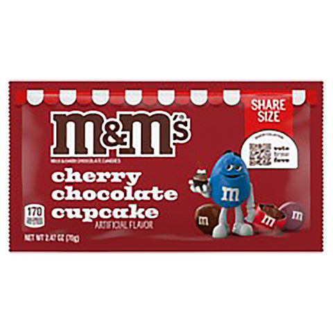 Buy M&M Cherry Choccolate Cupcake Share Size 2.47oz Online from 7
