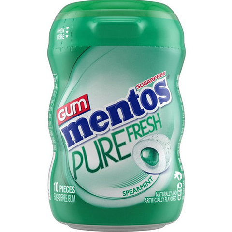 Mentos Nano Bottles Spearmint 10ct