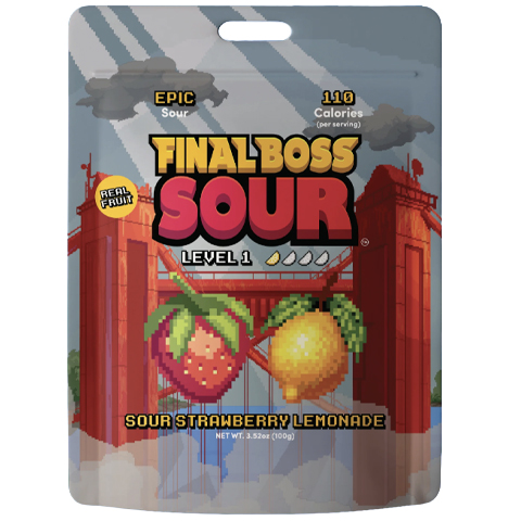 Final Boss Level 1 Sour Strawberry Lemonade 3.25oz