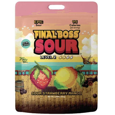 Final Boss Level 2 Sour Strawberry Mango 3.25oz