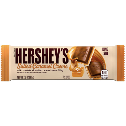 Hershey Salted Caramel Cream King Size Bar 2.2oz