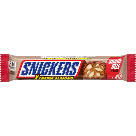 Snickers Almond Xtreme Share Size 3.1oz