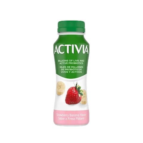 Activia Probiotic Drink Strawberry Banana 7oz