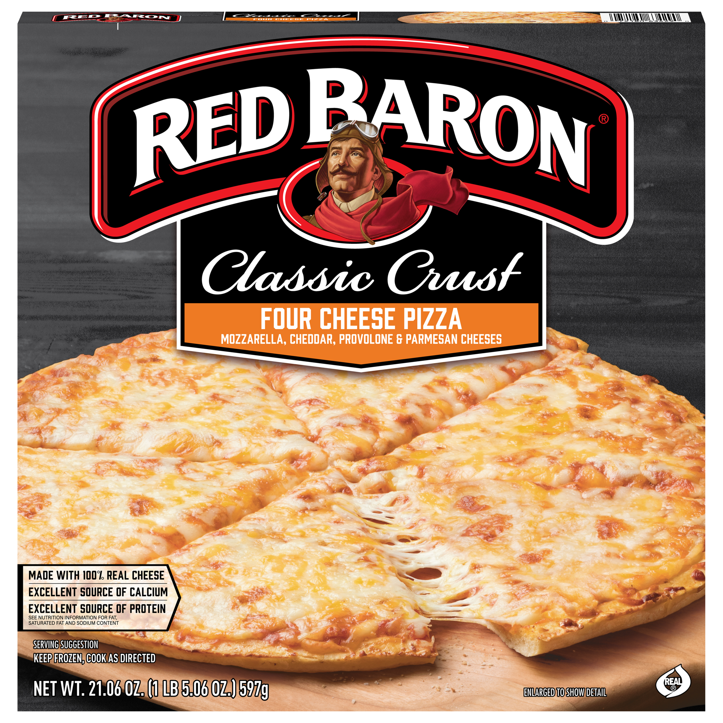Red Baron Four Cheese Classic Crust Frozen Pizza