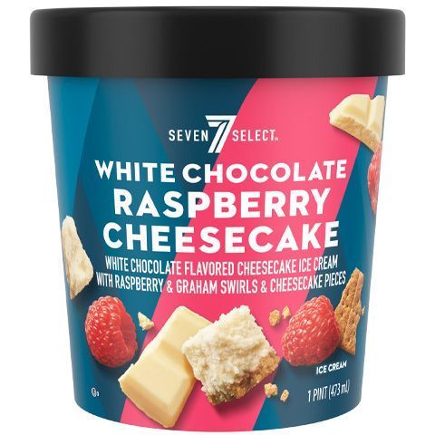 Buy 7 Select White Chocolate Raspberry Cheesecake Pint Online from
