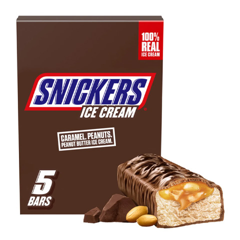 Snickers Ice Cream Bar 5 Count 2.0oz