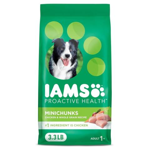 IAMS PROACTIVE HEALTH Minichunks Adult Dry Dog Food 3.3lbs