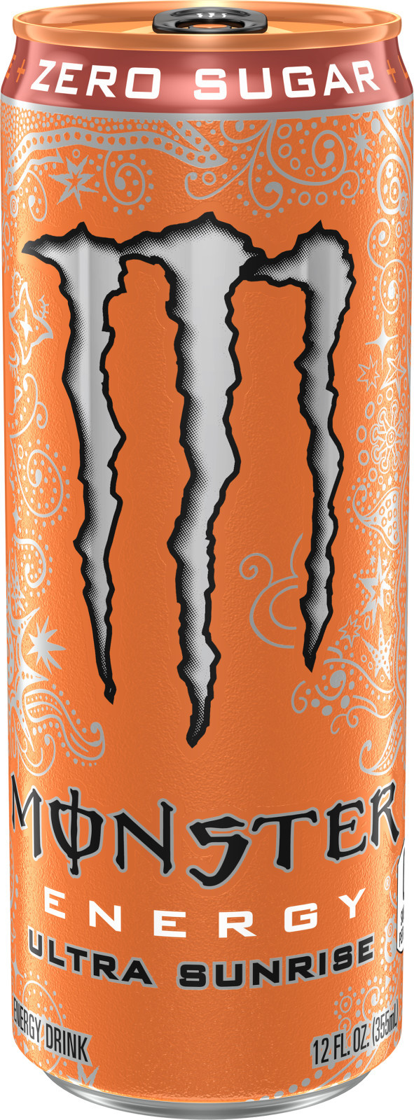 Monster Energy Ultra, Sunrise, Sugar Free Energy Drink, 12 Fl Oz