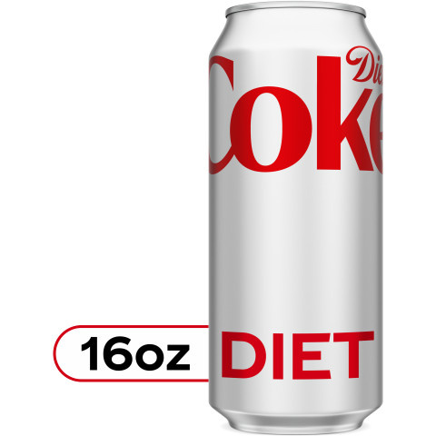 Diet Coke Soda Can - 16 fl oz