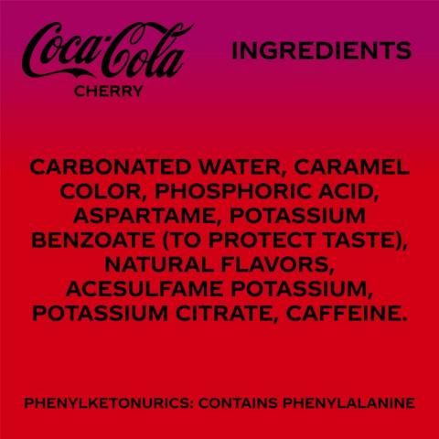 Buy Coke Cherry Zero 12pk 12oz Cn Online from 7-Eleven |Fast