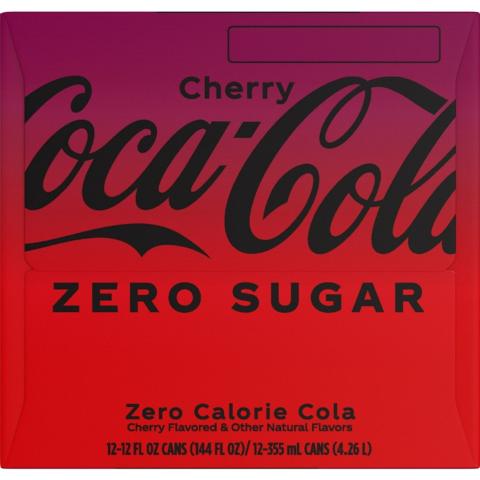 Buy Coke Cherry Zero 12pk 12oz Cn Online from 7-Eleven |Fast