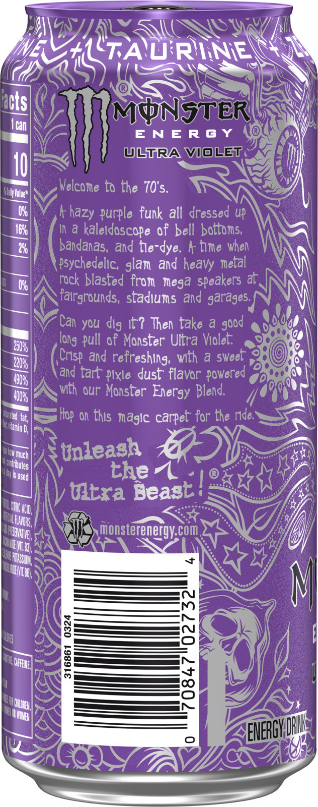 Buy Monster Energy Ultra Violet 16 Fl Oz Online from 7-Eleven