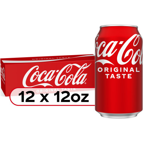 Coca-Cola Soda Fridge Pack Cans - 12 fl oz, 12-Pack