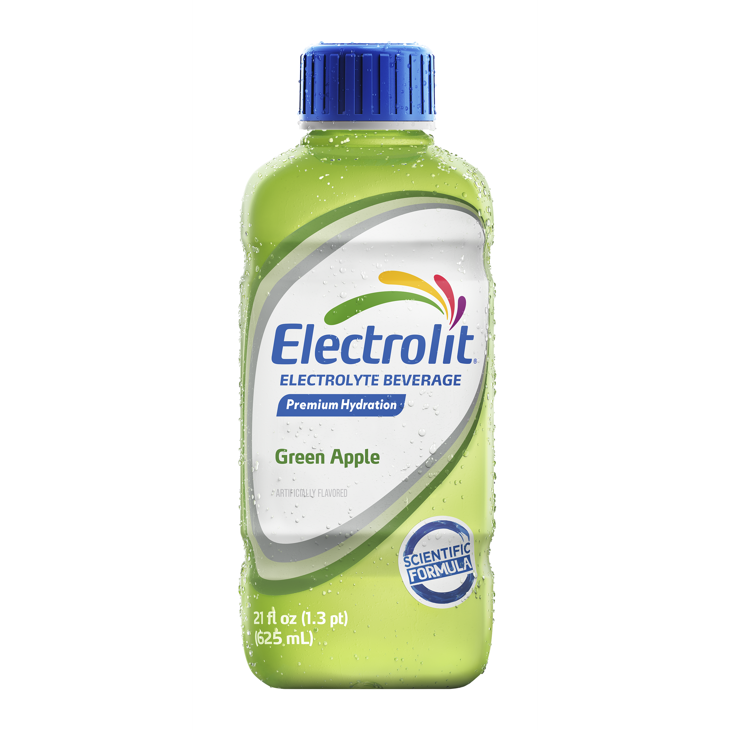 Electrolit Electrolyte Hydration Beverage – Green Apple – 21 Fl Oz Bottle