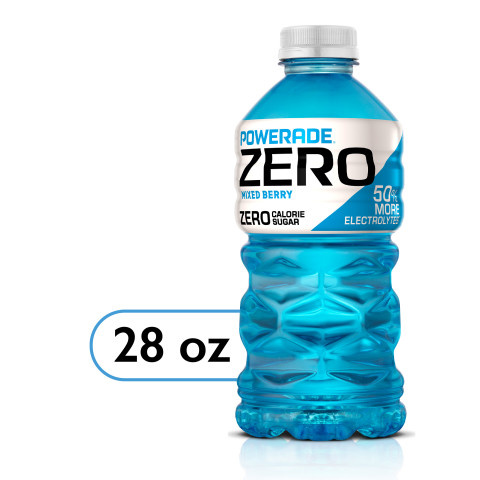 Powerade Mixed Berry Zero Sugar Sports Drink Bottle - 28 fl oz