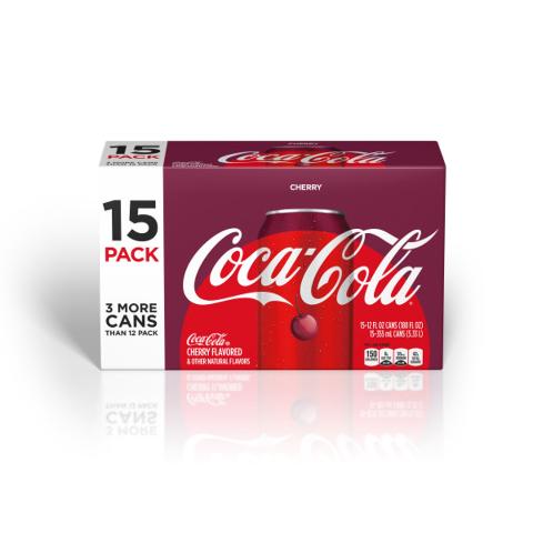 Buy Cherry Coke 15 Pack 12oz Can Online from 7-Eleven |Fast