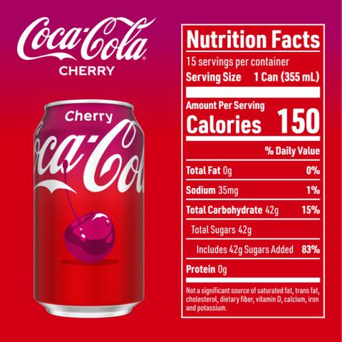 Buy Cherry Coke 15 Pack 12oz Can Online from 7-Eleven |Fast