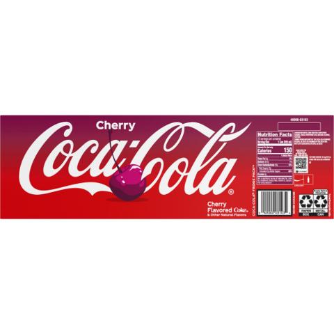 Buy Cherry Coke 12 Pack 12oz Cans Online from 7-Eleven |Fast